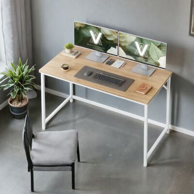 Escritorio, escritorio de computadora pequeño, escritorio de oficina, 80 x 50 x 75 cm