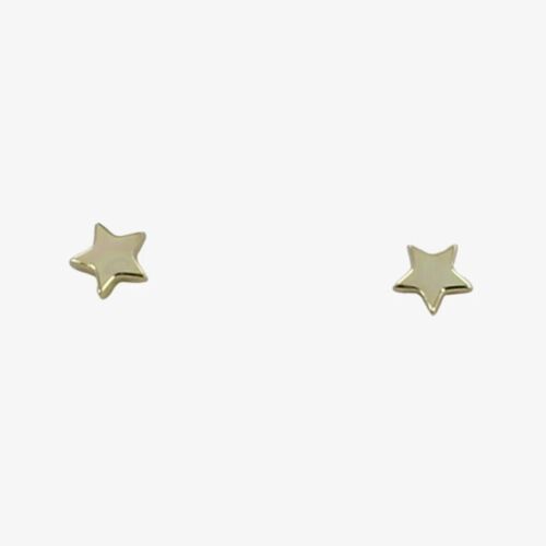 Star Stud Earrings Gold