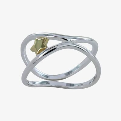 CR38N Gold Star Ring