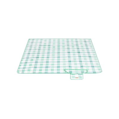 Couverture de pique-nique 200 x 200 cm imperméable vert-blanc