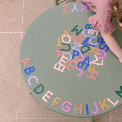 Alphabet magnétique - 61 Grandes Lettres Capitales