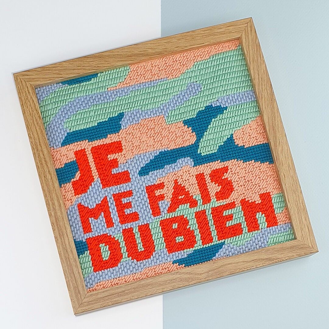 Leinwand-Set - Ich tue Gutes 20x20cm