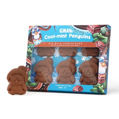 Pingouins à la menthe fraîche - Chocolat à la menthe de Noël
