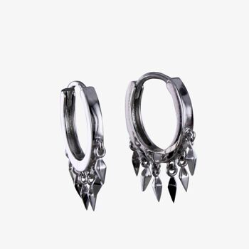 Boucles d'oreilles Jangle en argent sterling 7