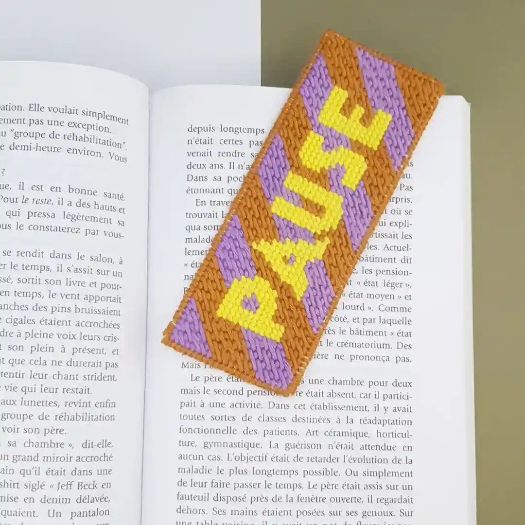 Canvas Kit - Bookmark - Pause