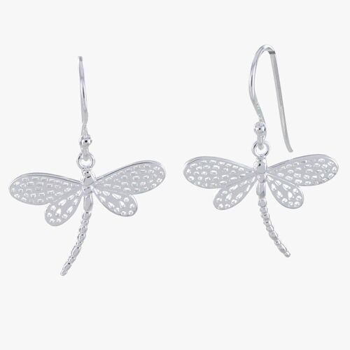 Dragonfly Sterling Silver Earrings