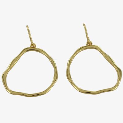 Boucles D'oreilles Galets Or