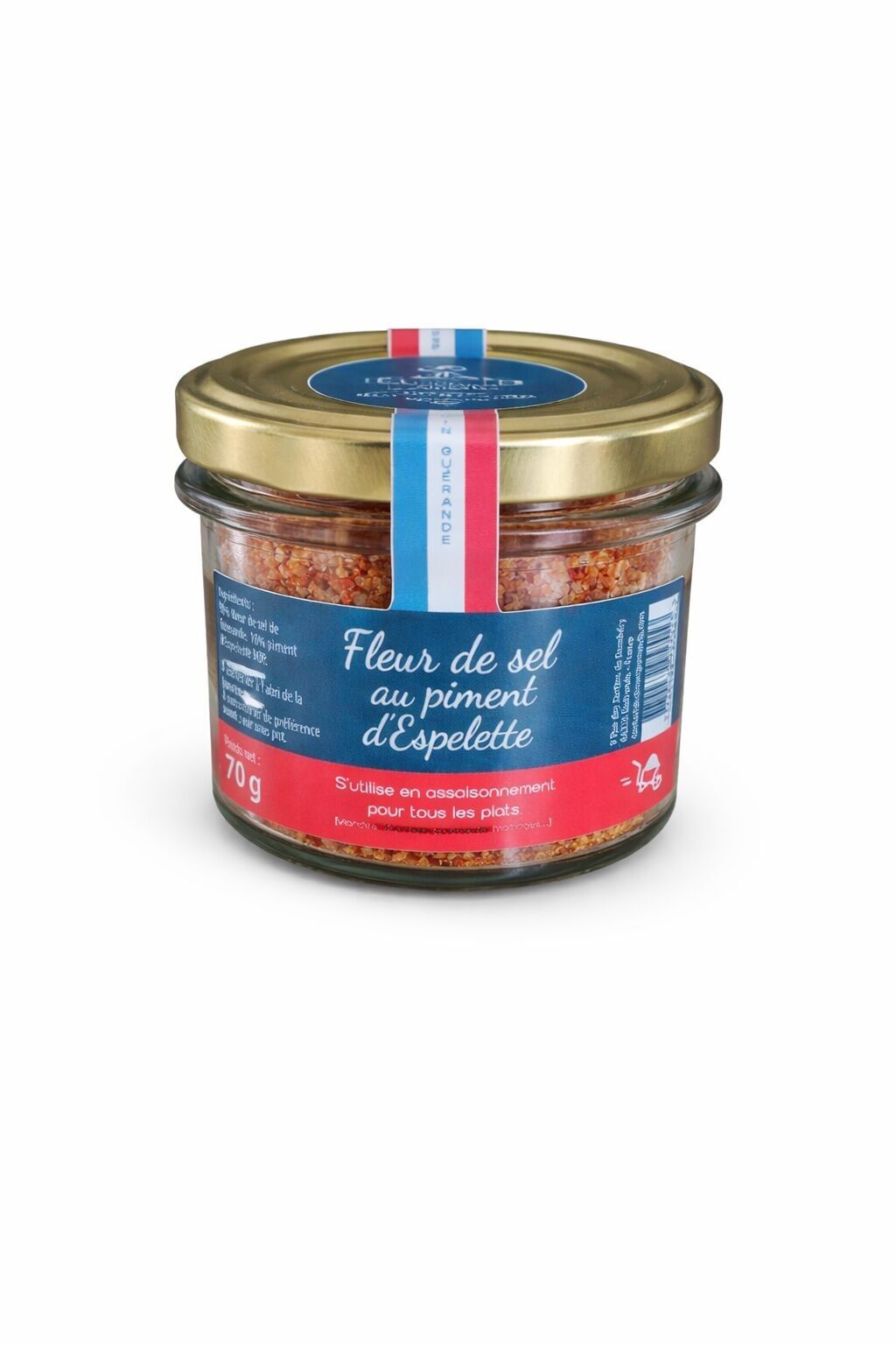 Fleur de sel with Espelette pepper 70g