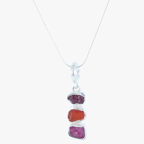 Rough Red Stones Pendant