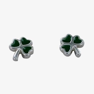 Shamrock Stud Earrings