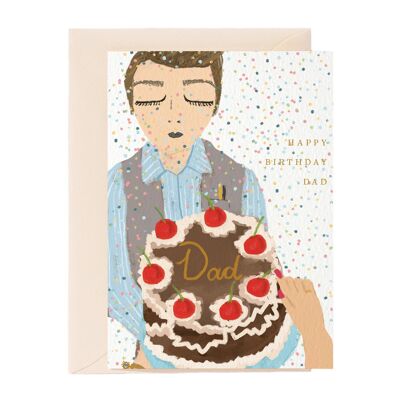 Biglietto di auguri di buon compleanno papà