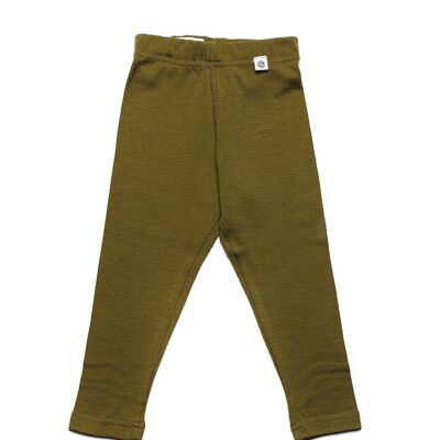 Pantalones de lana para niños - Lana merino - Verde abeto