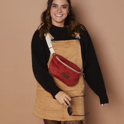 Sac banane Binette XL Sancy - Rouge