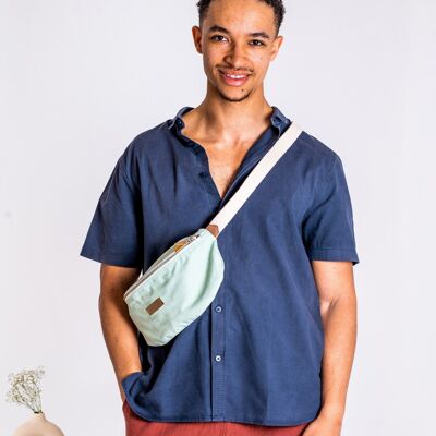 Binette XL Blois fanny pack - Pastel water green