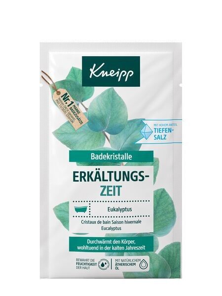 Cristaux de bain pour le rhume