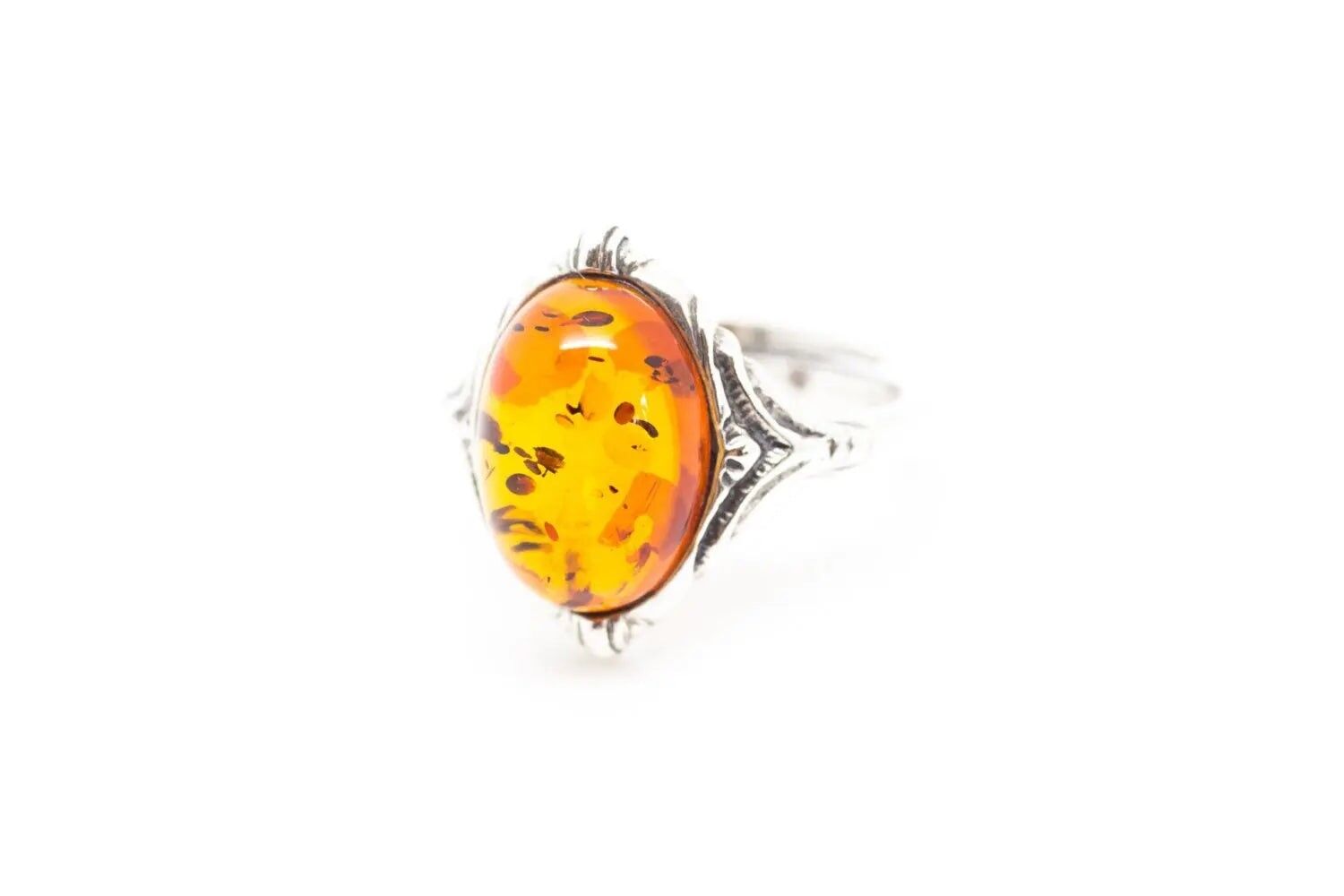 Bague Ambre Bohème