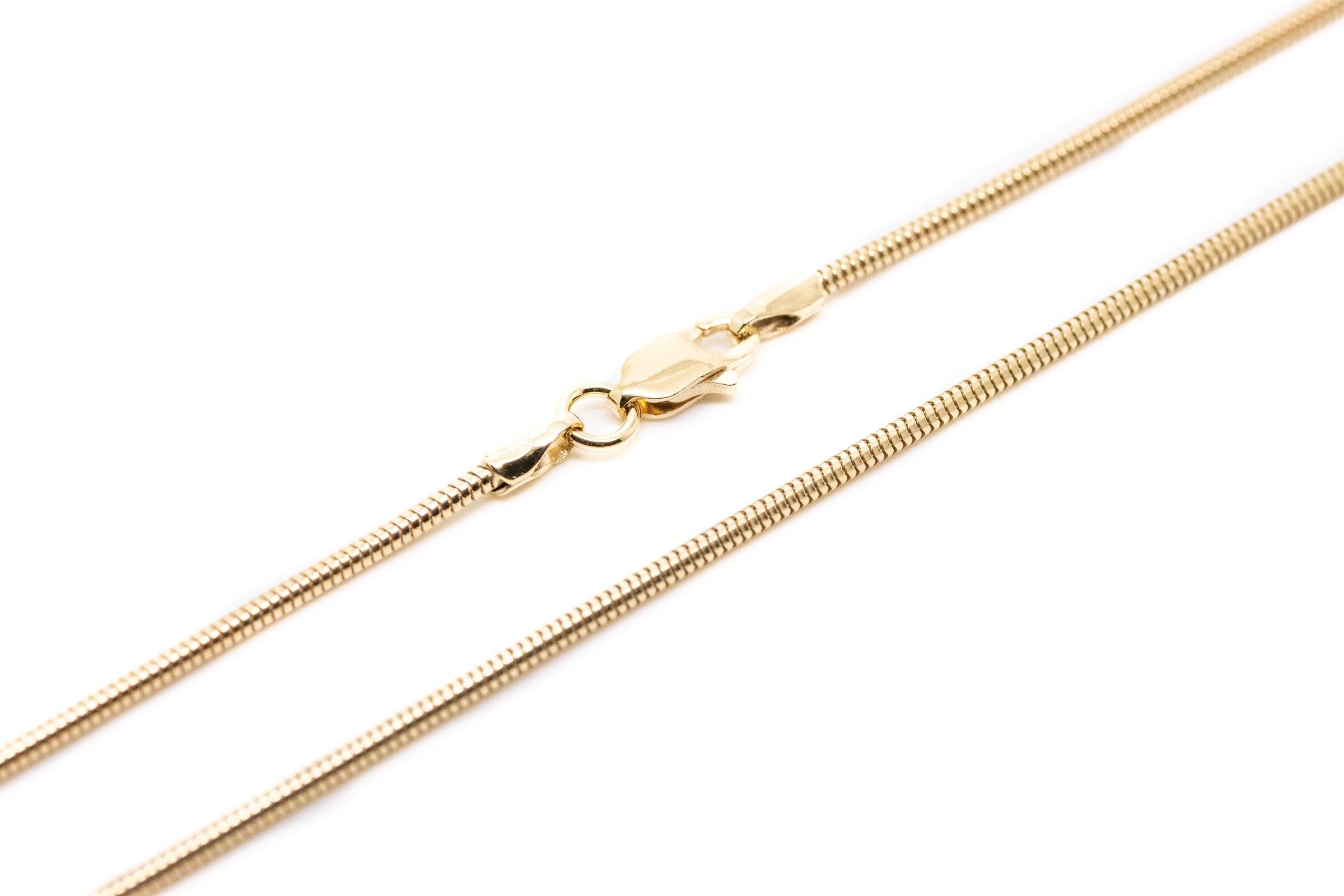 17.Catena a serpente placcata oro da 5" (45 cm)