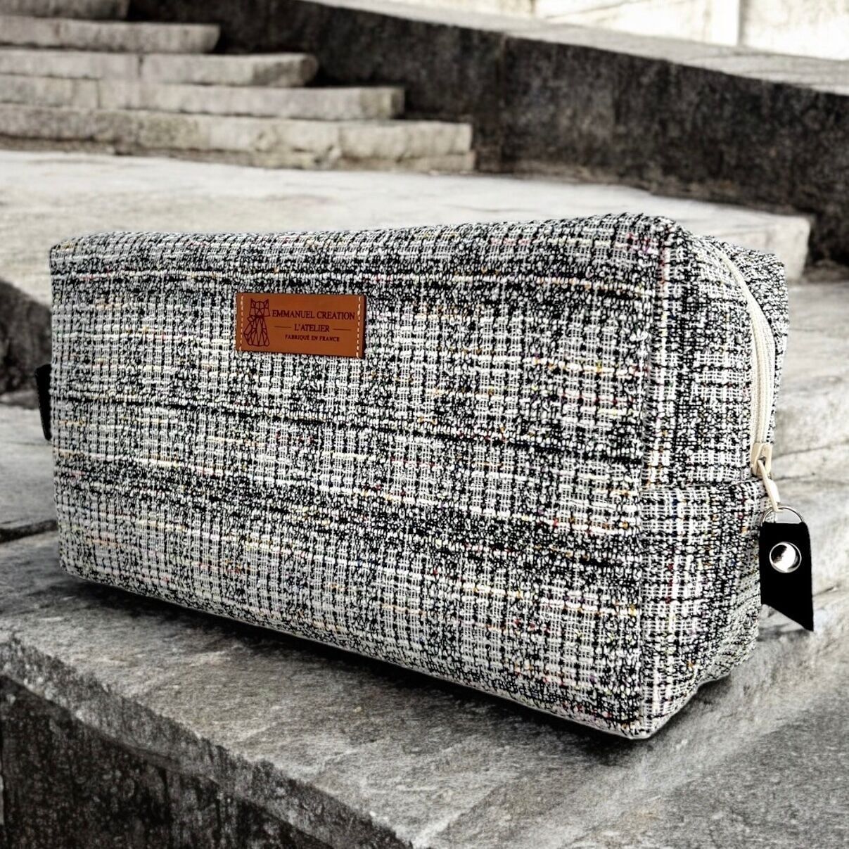 Trousse nomade M, "Coco" noir