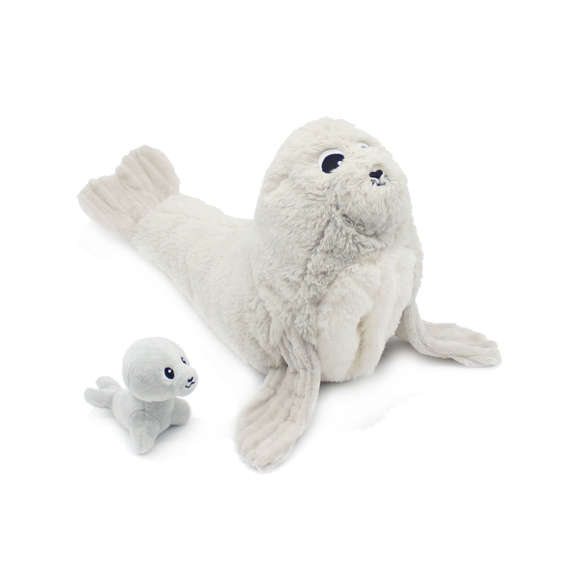 LES PTIPOTOS – PLOUFOU DER SEELÖWE, PLÜSCH, MAMA & BABY – 35 CM