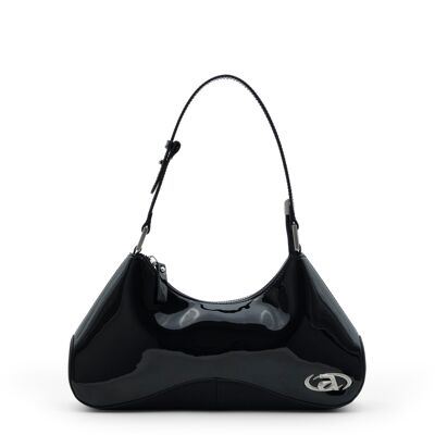 Bolsos de piel vegana, artículos de piel: Ada Liquid Onyx