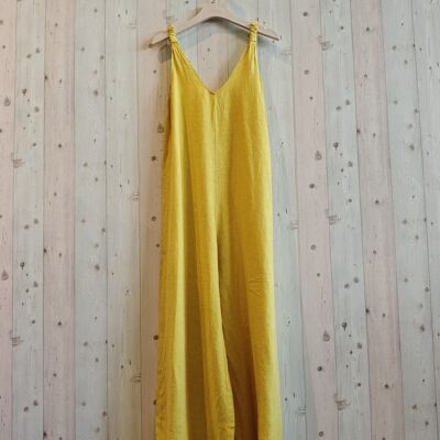 REF 704 100% LINEN JUMPSUIT