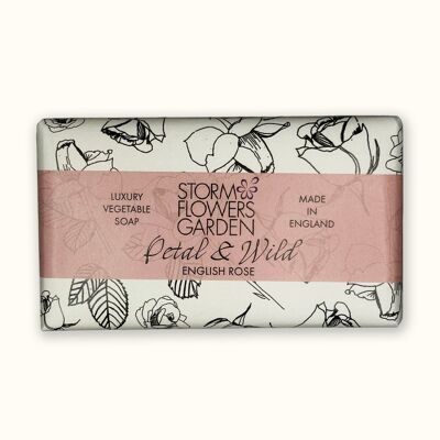 Savon Pétale et Rose Sauvage | Rose Anglaise 190 g