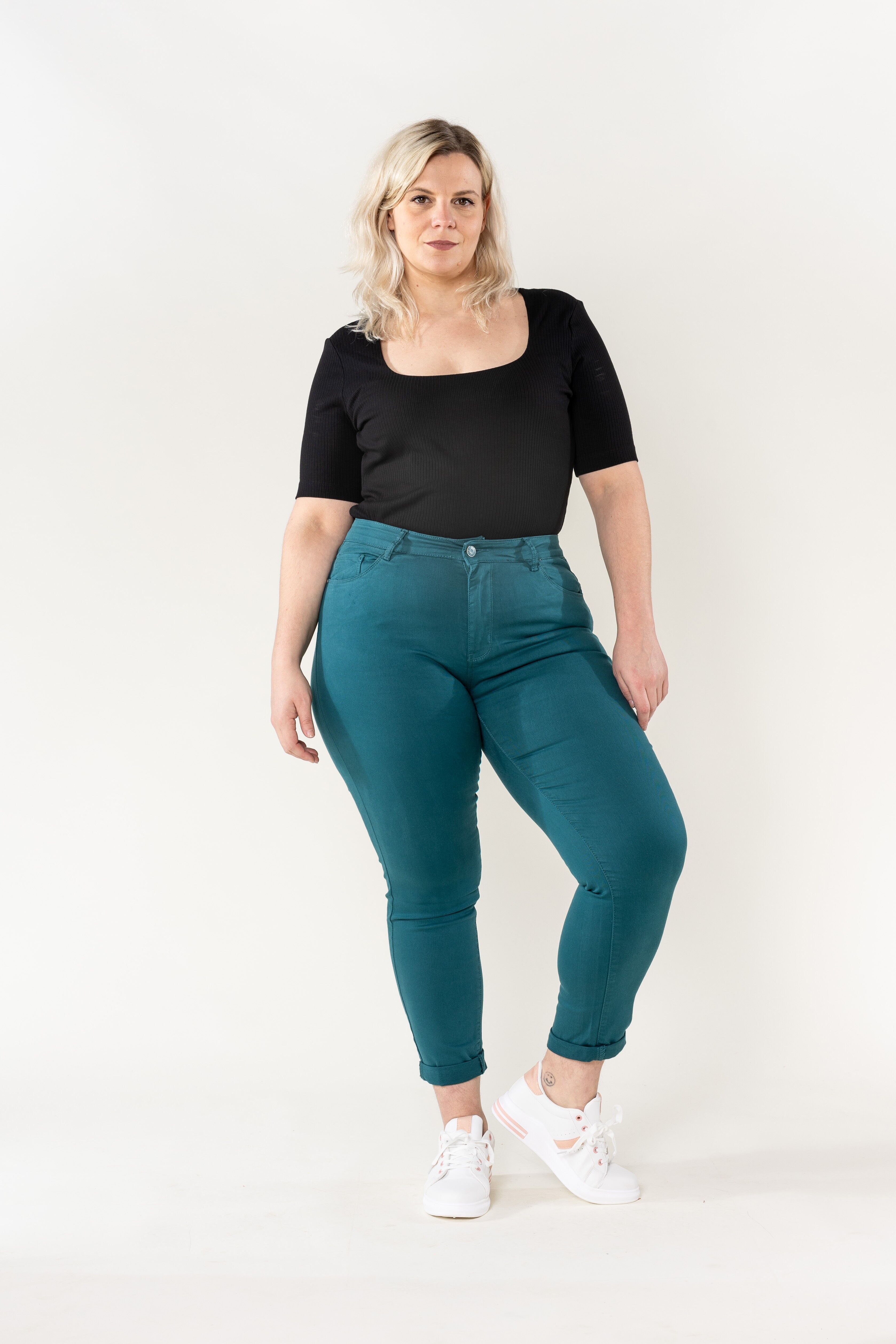Plus Size Curve Grande Taille Hose zurück zur Schule P199