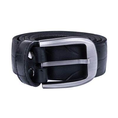 Cinturón vegano de neumáticos de moto de caucho reciclado (hebilla grande)