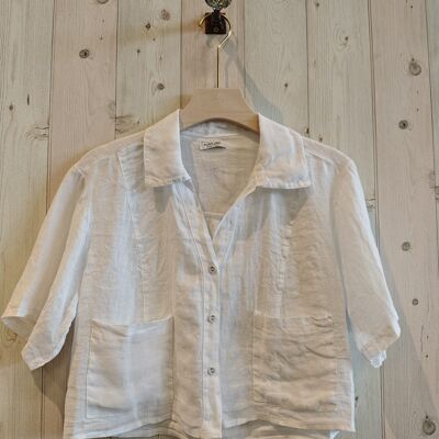REF 04014 CAMISA CORTA LINOS 100%