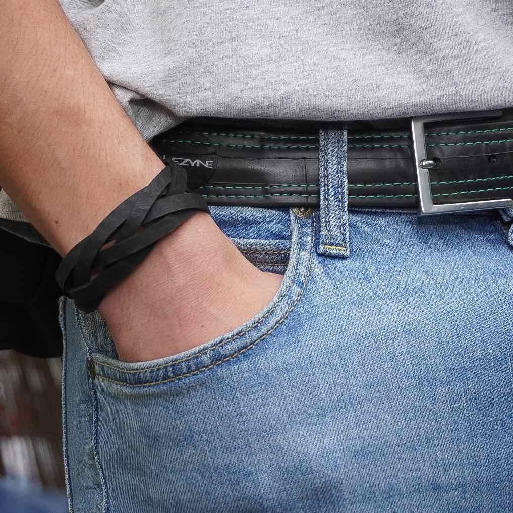 Braccialetto in gomma riciclata Dimension