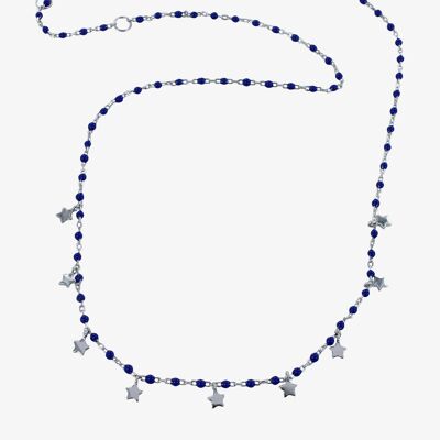 Blue Starry Necklace