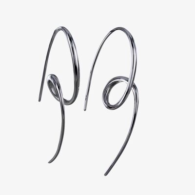 Loop-The-Loop-Ohrringe aus Sterlingsilber