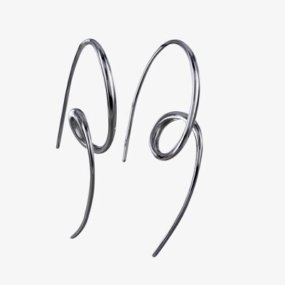 Boucles d'oreilles Loop en argent sterling