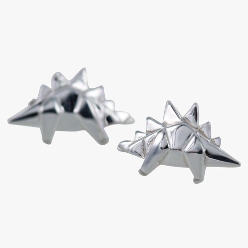 Origami Stegosaurus Earrings