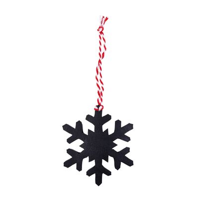 Décoration de Noël écologique en forme de flocon de neige