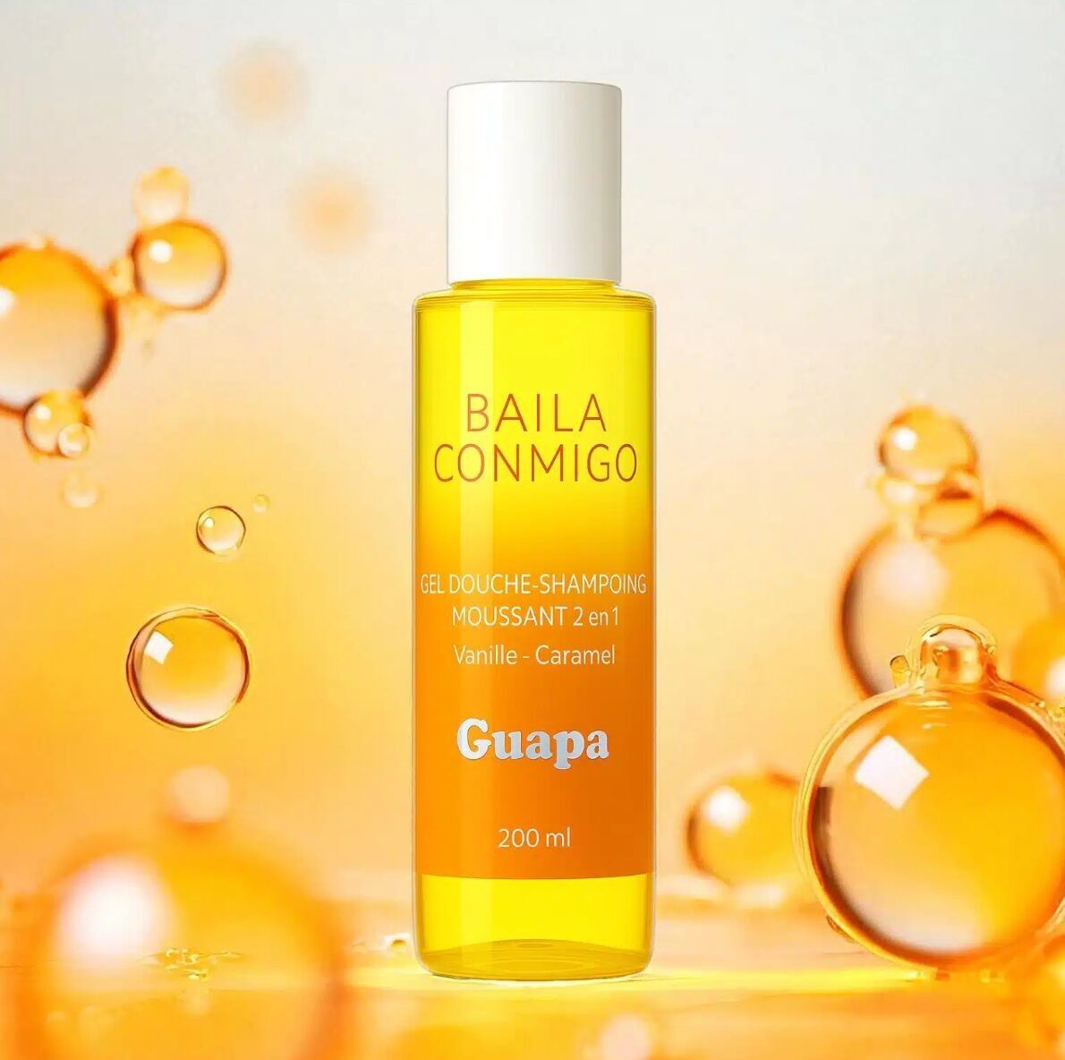 2 in 1 Foaming Shower Gel – Shampoo – Vanilla Caramel