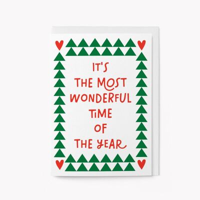 Un moment merveilleux - Carte de Noël