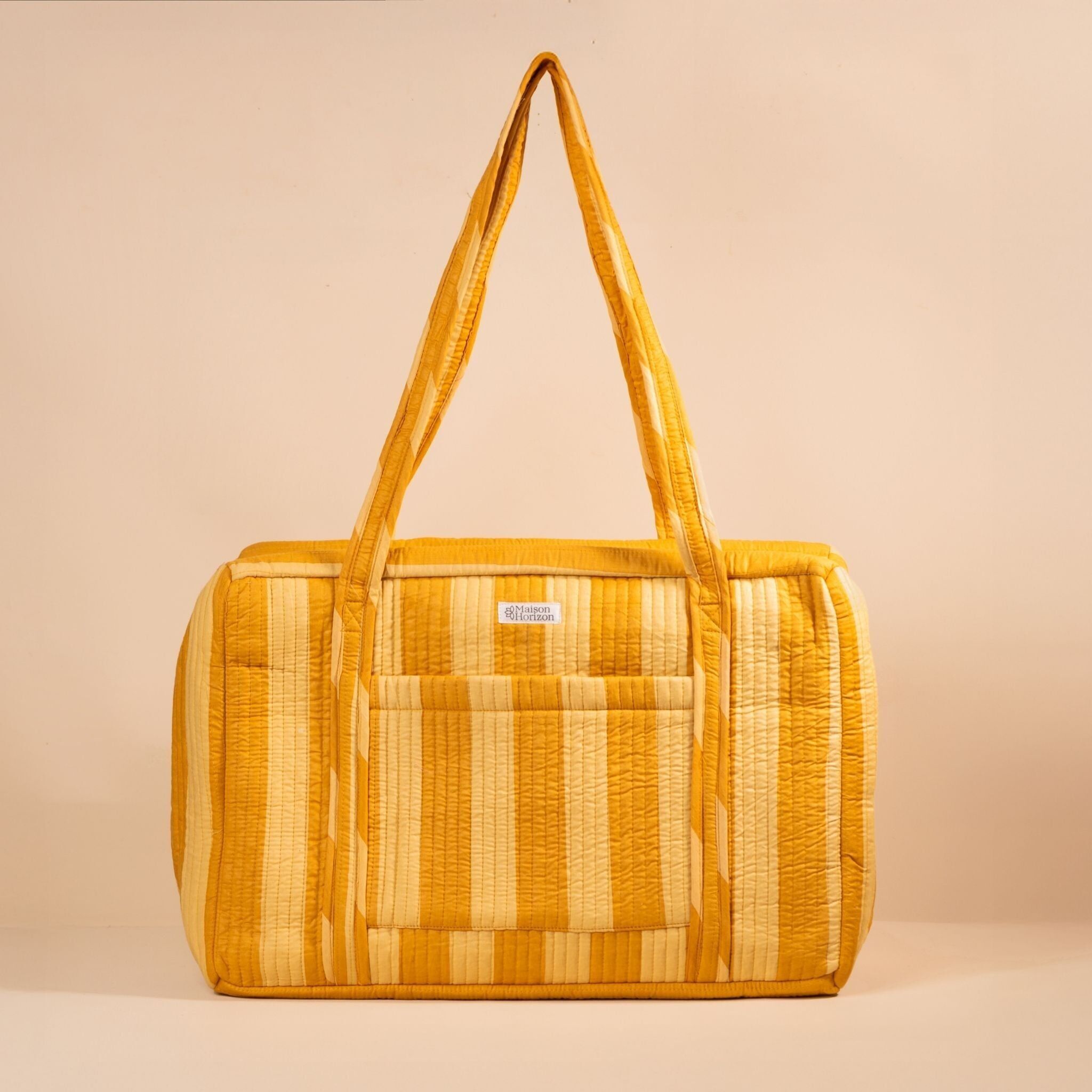 Saffron yellow weekend or changing bag