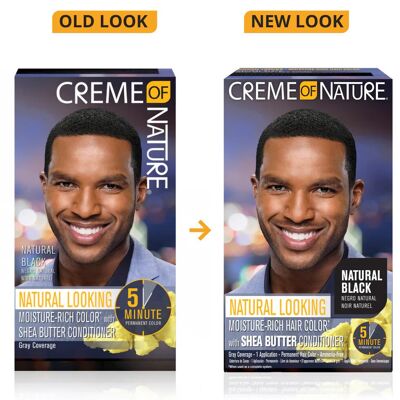 Creme of Nature Liquid Hair Color Men Natural Black