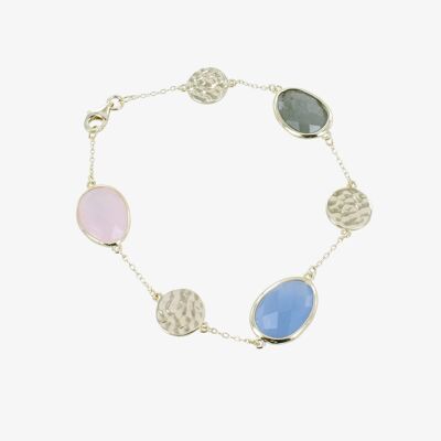 Armband Candy Stone Vermeil-Gold