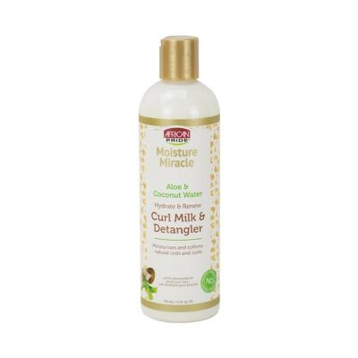 Latte per ricci e districante African Pride Moisture Miracle 354 ml