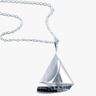 Segelboot Halskette