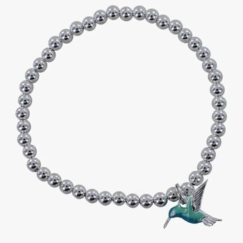 Charm Colibri en argent sterling 3