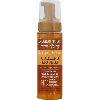 Mousse idratante e ricciante Cream Of Nature Pure Honey 7 oz