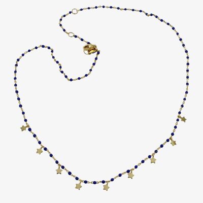 Blue Starry Necklace GOLD