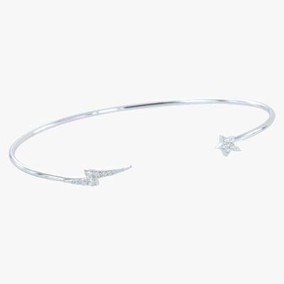 Lightning Pave Manschettenarmband