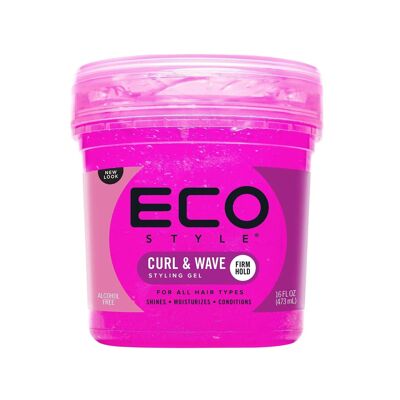 Gel Eco Styler Curl & Wave Rosa 16 oz