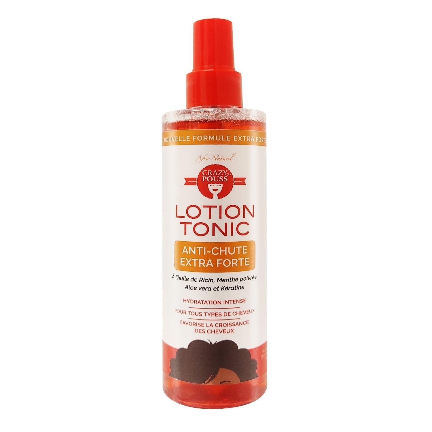 CRAZY POUSS – Lotion Tonic Rouge 250ml