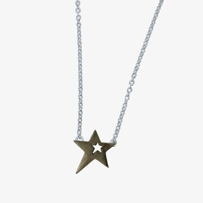 Seren Star Necklace Gold