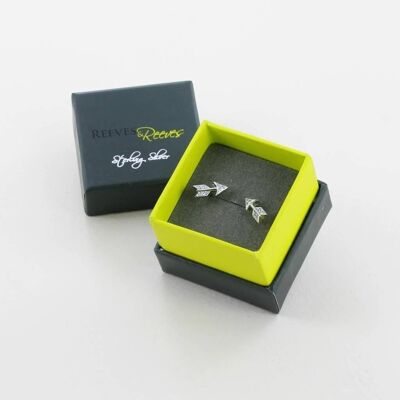 Arrow Pave Stud Earrings